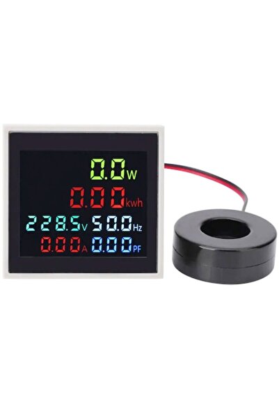 NOENNO Panelmetru combinat și multifuncțional, 6 în 1 AC 50-300V, 0-100 A, co...