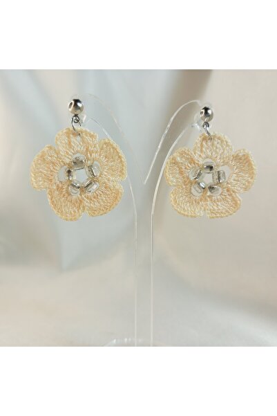 Crystal Atelier Trend Handmade Knitted Flower Earrings–Gift, Vintage, Minimal, Colorful, Bohemian Summer Style, Casual Combination, Chic