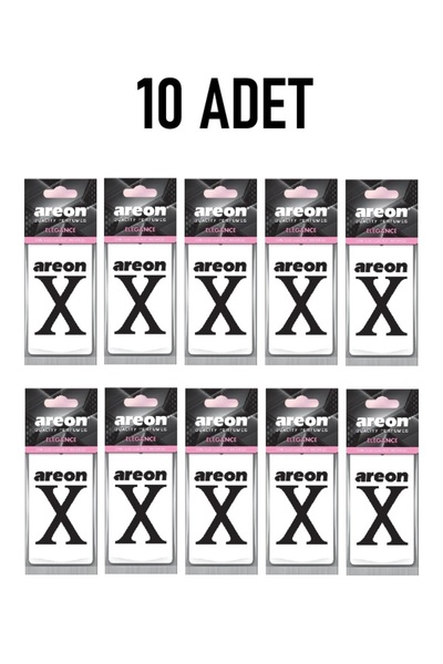 Areon 10 ADET BEYAZ ELEGANCE KALİTELİ ARAÇ KOKUSU