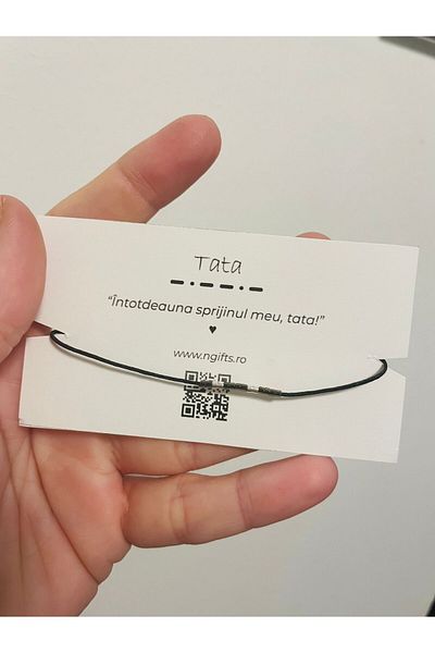 OEM Morse Code Bracelet TATA