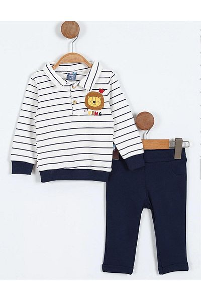 RAPAPA Baby Boy Interlock Bottom Top Set 25710-L