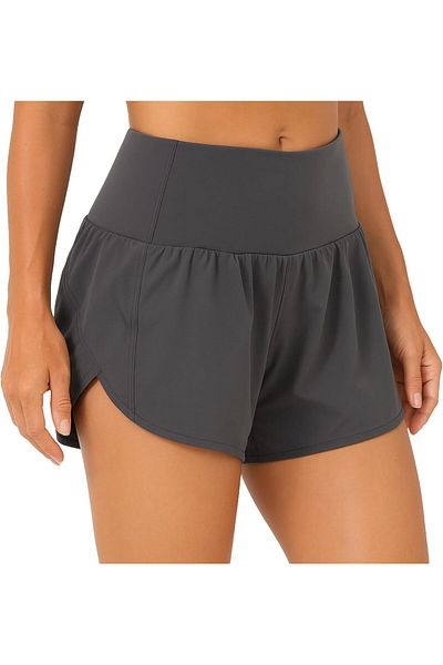MISHAREN Women's High Waist Seamless Yoga & Gym Shorts