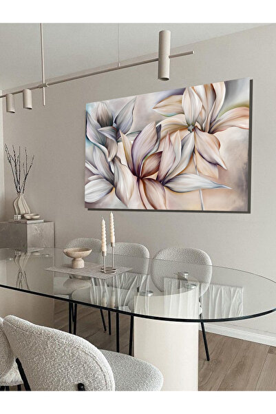 ESLEM ÇİÇEK BASKILI KANVAS TABLO