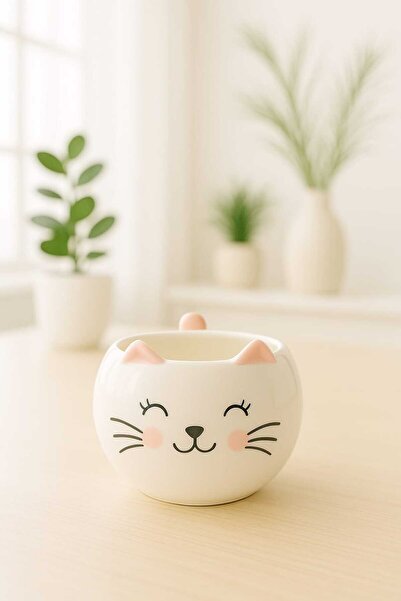 Kotium Ceramics Cat Mug Special Design Special Series Special Relief Hand-Emb...