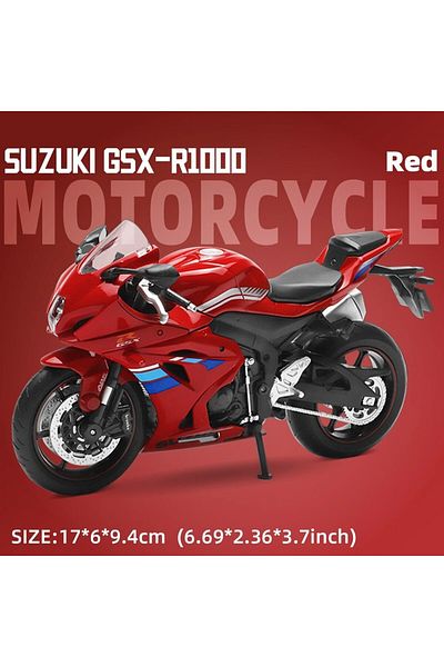 Choice3 RED CCA 1:12 Scal SUZUKI GSX1000 Diecast Motorcycle Model - Realistic Design, Ideal for Bike Enthusi
