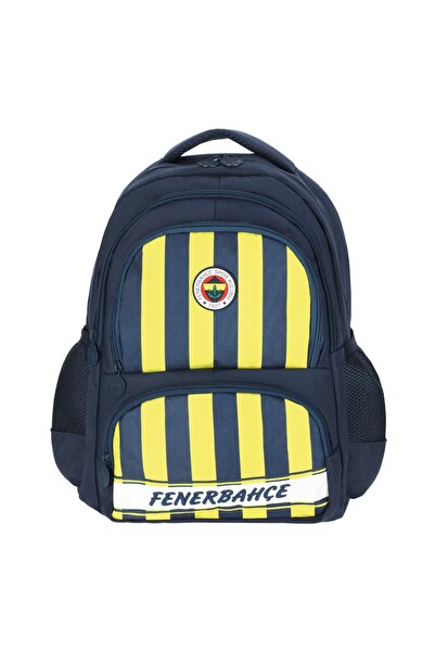 Fenerbahçe Lisanslı Sarı Lacivert Kamuflaj Okul Sırt Çantası | Erkek Kız Çocu...