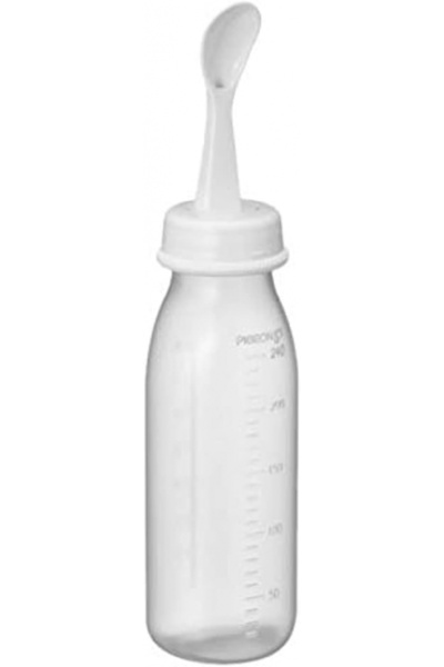 Pigeon زجاجة فطام مع ملعقة 240 مل D329