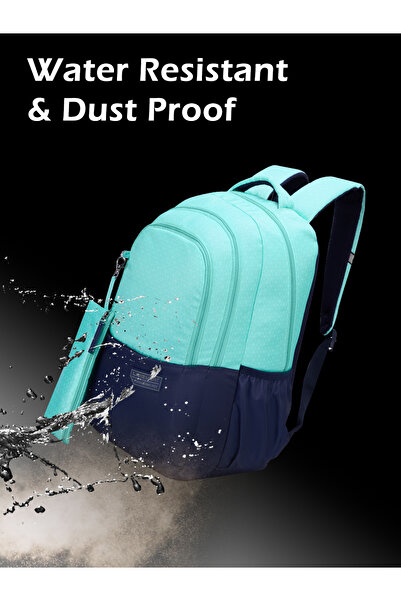 Lavie Sport 37L Akron Backpack | 19 inch | Laptop Compatiable | Raincover | Pencil Pouch |Blue