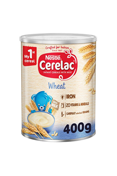 Cerelac علبة حبوب للأطفال مع الحديد والقمح - 400 غرام