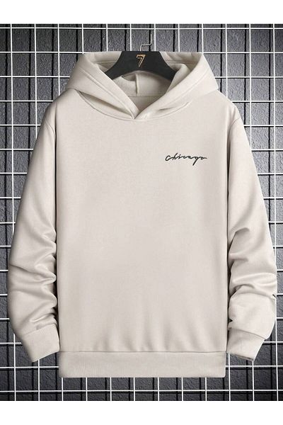 uyguntarz Unisex Chicago Printed Oversize Sweatshirt