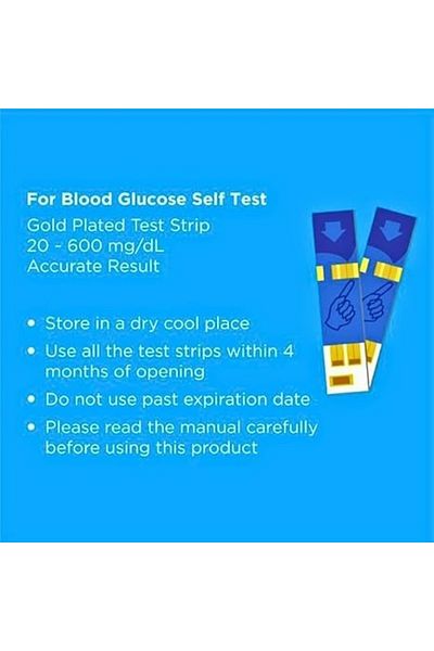 trister Blood Glucose Test Strips 50s TS-376BGT Accurate & Fast Blood Sugar Monitoring
