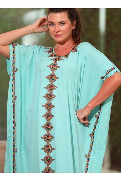 AFandina Butterfly jalabiya, modern design A-471