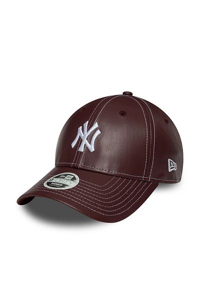 NEW ERA Wmns Topstitch Pu 9Forty Neyyan Fbgwhı Claret Red Women's Hat