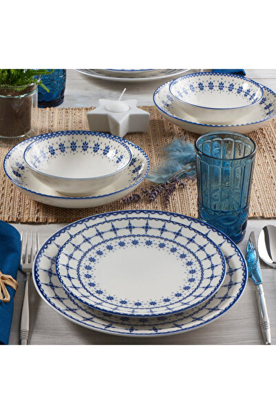 Güral Porselen Camelia 24 Parça 6 Kişilik Yemek Takımı 1614