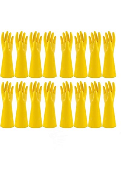 Generic Lomeshow 8 Pairs Reusable Household Cleaning Gloves, Rubber Kitchen D...