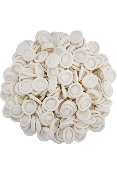 Generic White Latex Finger Cots Finger Protectors, Disposable Medium-Sized Gl...
