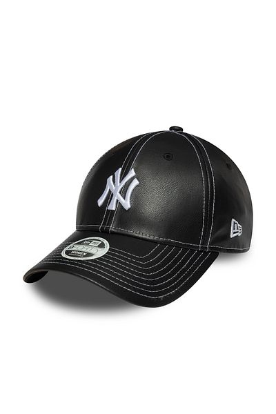 NEW ERA Wmns Topstitch Pu 9Forty Neyyan Blkwhı Black Women's Hat