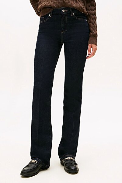 Tommy Hilfiger Kadın İspanyol Paça Jean Pantolon - Koyu Lacivert