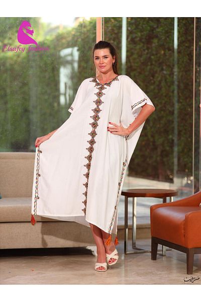 AFandina Butterfly jalabiya, modern design A-471