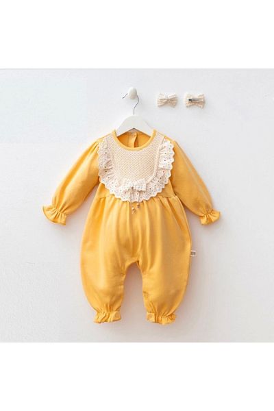 MİNİZEYN TEKSTİL Miniycool 3006 Mnz Brand Amelia Jumpsuit 3-9 Months Girl