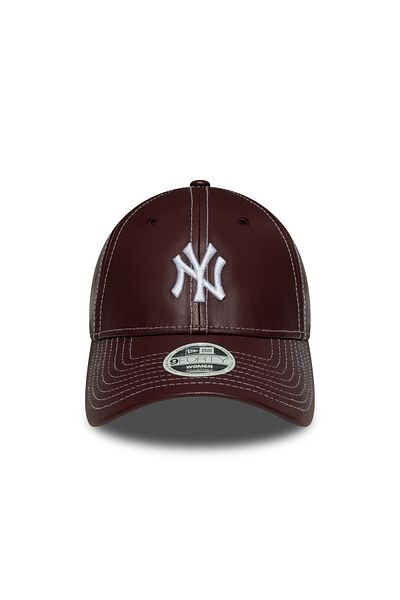 NEW ERA Wmns Topstitch Pu 9Forty Neyyan Fbgwhı Claret Red Women's Hat