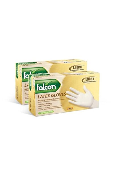Generic Falcon Latex Gloves With Powder, Pre-powdered, Small (2 Packs x 100 P...