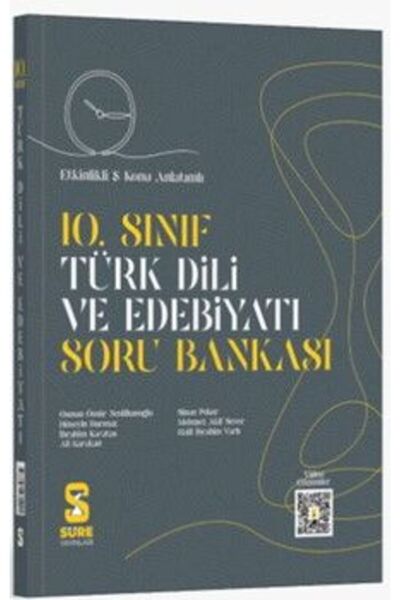 Sure Yayınları Süre Yayınları 10. Sınıf Türk Dili ve Edebiyatı Soru Bankası