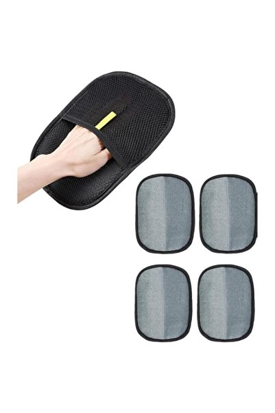 Generic 4-Pack Double-Sided Pet Grooming Gloves, The Ultimate 3-in-1 Grooming...