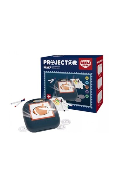OEM Proiector Koala cu valiză, multicolor, 20 de imagini, 22 cm