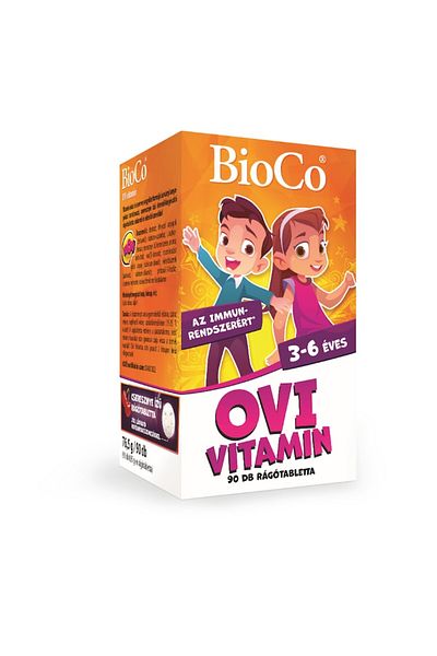 Bioco Vitamin for Kindergarten Children with Flavors x 90 Chewable Tablets /
