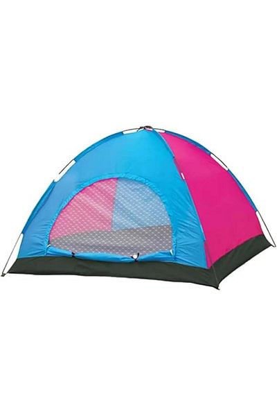 Tradeo 4-person automatic pop-up tent with UV protection & waterproof design—ideal for beach & outdoor use.