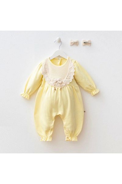 MİNİZEYN TEKSTİL Miniycool 3006 Mnz Brand Amelia Jumpsuit 3-9 Months Girl