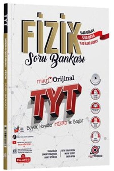 Orijinal Yayınları Orijinal Mikro TYT Fizik Soru Bankası