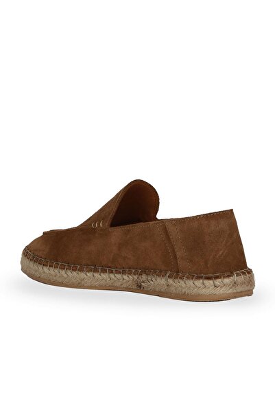 Bueno Shoes Elit Alf03 Men's Genuine Suede Leather Espadrille Shoes Tan