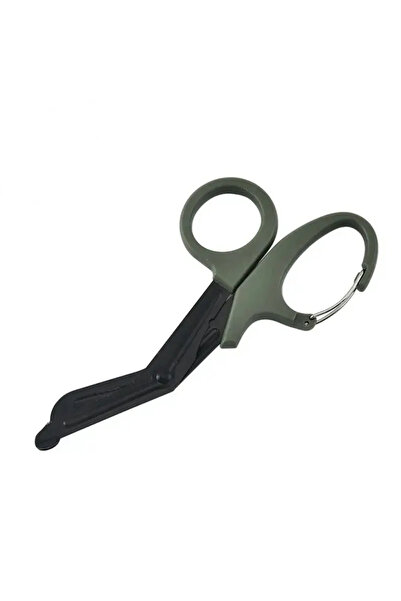 Choice5 مقص ضمادات كاربو أخضر بطول 18.5 سم، مقص طبي، مقص طبي، معدات طوارئ للا...