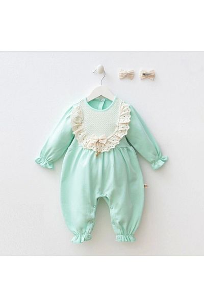 MİNİZEYN TEKSTİL Miniycool 3006 Mnz Brand Amelia Jumpsuit 3-9 Months Girl