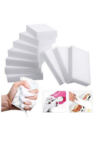 Generic Mumoo Bear Magic Sponge Eraser,10 Pack Melamine Sponge Foam, All-Purpose Washing Up Cleaning Sponge