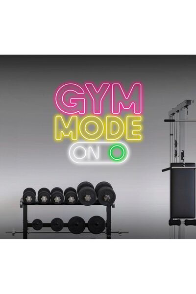 SUN DİZAYN GYM neon led tablo spor salonu neon tablo