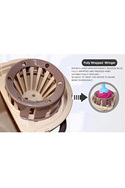 SMART KLEAN Mop Bucket,, AD1052 Durable, Multi-Functional Cleaning System in Assorted Colors