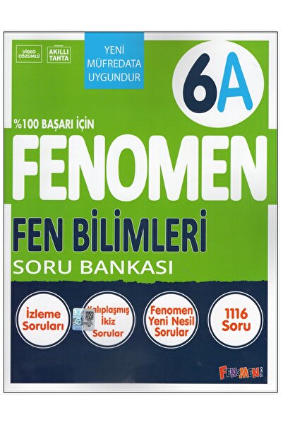 Fenomen Yayıncılık Fenomen 6.Sınıf 6A Fen Bilimleri Soru Bankası (Maarif Mode...
