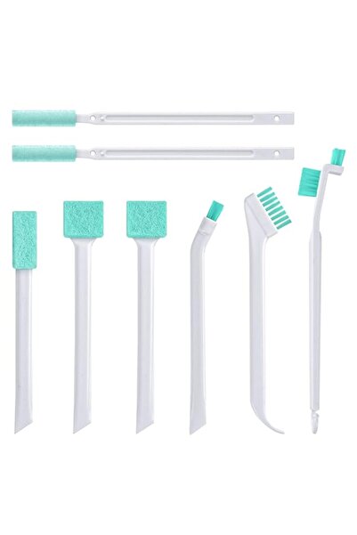 Generic مجموعة أدوات تنظيف الشقوق من بيج ثري، مكونة من 8 قطع، مقاومة للرمل، م...