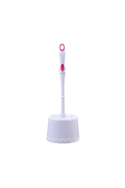 Generic Sulfar Toilet Brush with Holder | Compact Round Design with Comfortab...