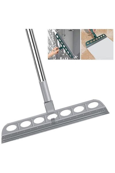 Generic FUNTLY Squeeze Silicone Broom Sweeping,Multifunction Magic Broom,Indoor Broom Sweeper,180° Rotatabl