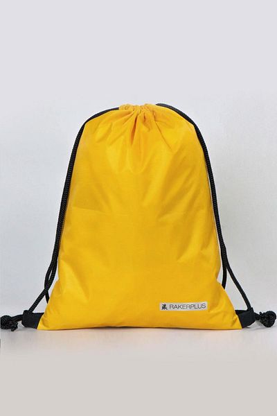 Rakerplus Yellow 32X45 cm Waterproof Drawstring Football Boots and Sports Bag