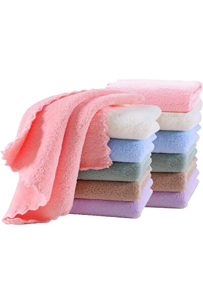 Ekostem Microfiber Cleaning Cloth, Soft Texture Kitchen Hand Face Drying Cloth, 30*30 cm (3 Pieces)