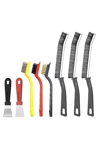 Generic Lonimia Multifunctional Crevice Cleaning Brush - 8 Pcs, Hard Bristle ...