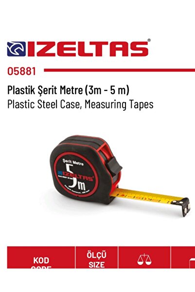 İzeltaş Рулетка (пластикова) 5 м