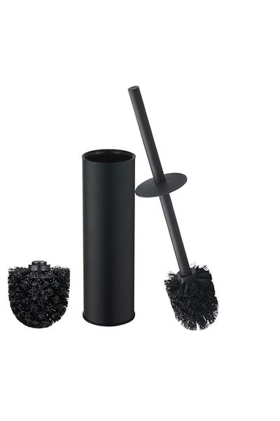 Generic Stainless Steel Toilet Brush and Holder Set for Bathroom, Toilet Bowl Brush with Splash Guard, Incl
