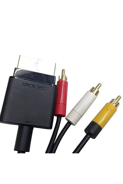 xbox 360 İnce Konsol için AV TV RCA Ses Video Optik Kablo Kablosu