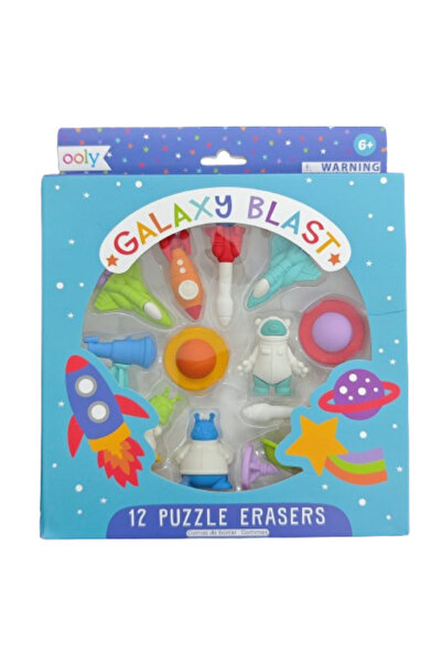 Ooly Γόμα παζλ - Galaxy (Σετ 12 τεμαχίων)